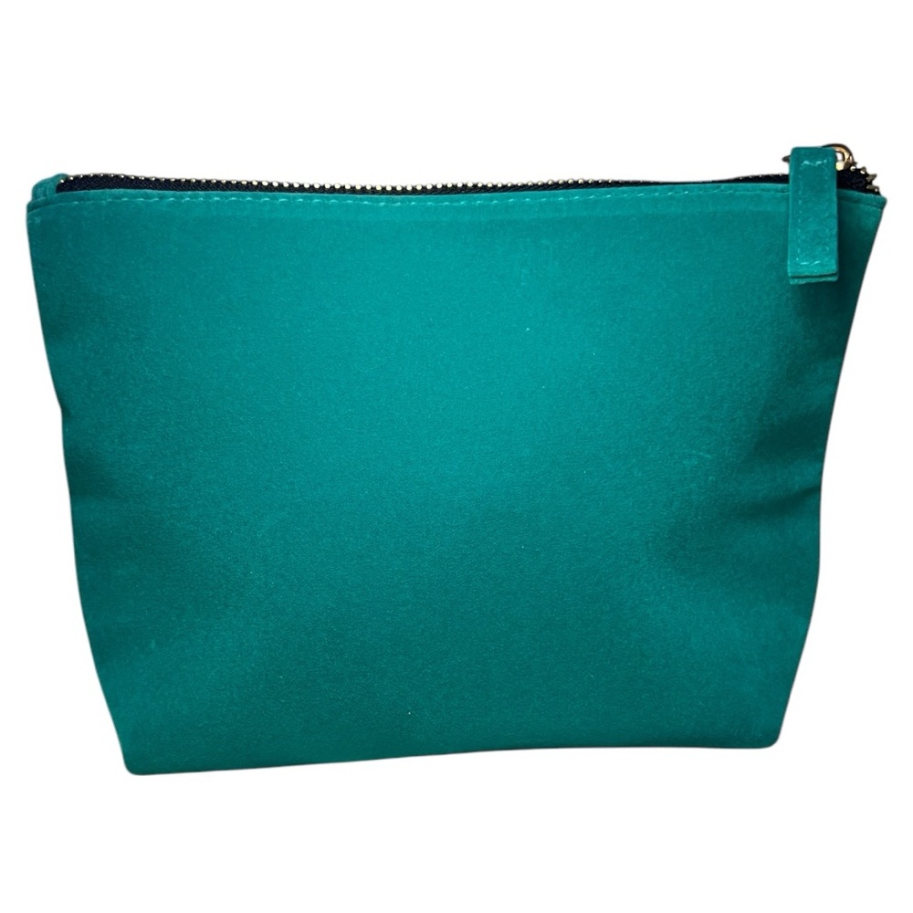 Kiehl’s Velvet Pouch Makeup Cosmetic Case Bag Green - Picture 5 of 14